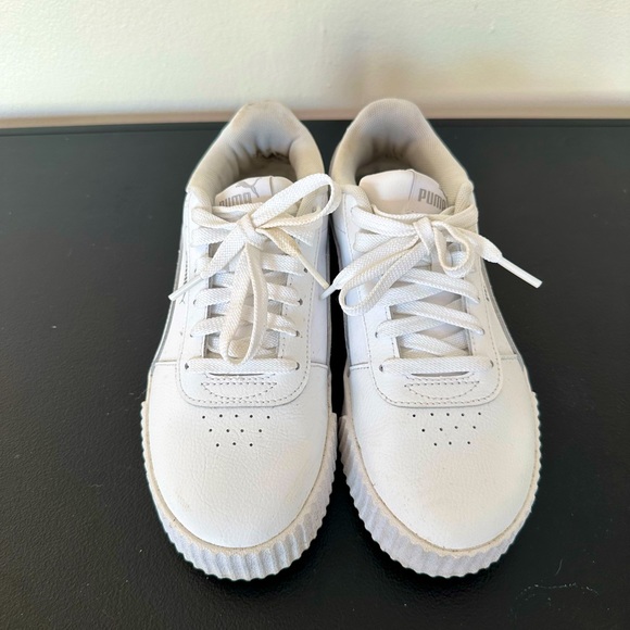 Puma Ladies' White Platform Shoe Carina in size 7.5 - Picture 5 of 11